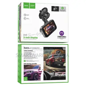 Hoco Dv5 Screen Bright Dash Cam 3 Inch 1080p Single Camera