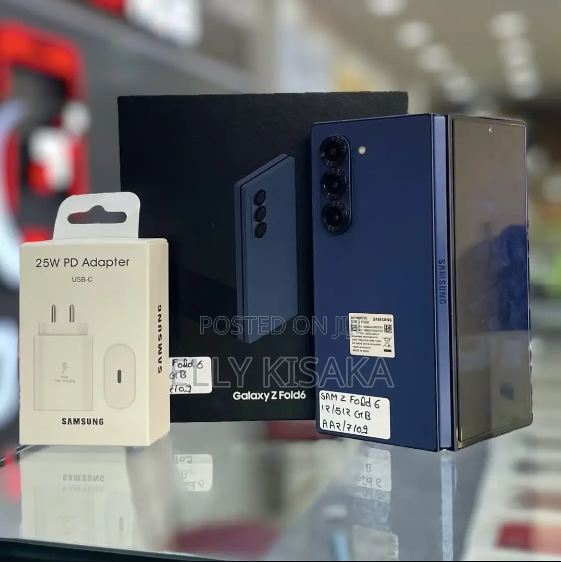 New Samsung Galaxy Z Fold6 512 GB Blue