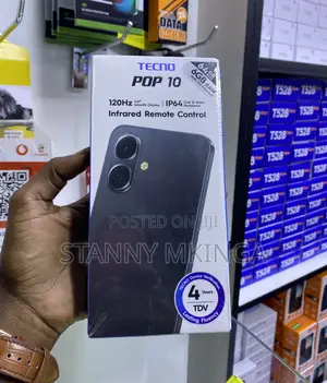 New Tecno Pop 10 128 GB Black