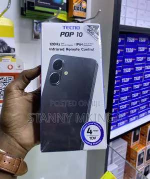 New Tecno Pop 10 128 GB Black