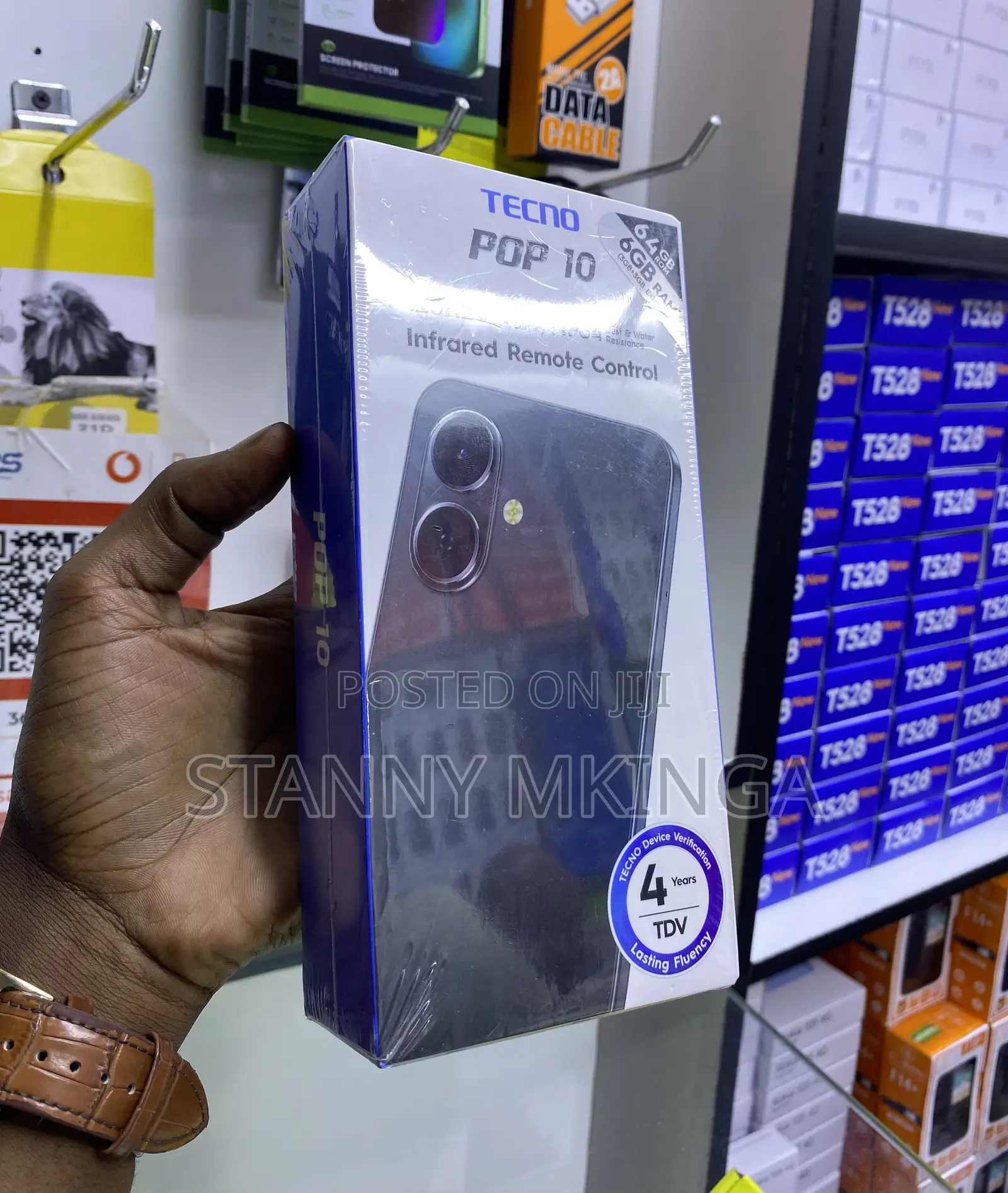 New Tecno Pop 10 128 GB Black