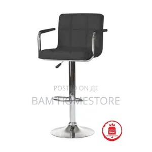 Bar Stool Adjustable Swivel Salon Kitchen Counter Chair Witharmrests