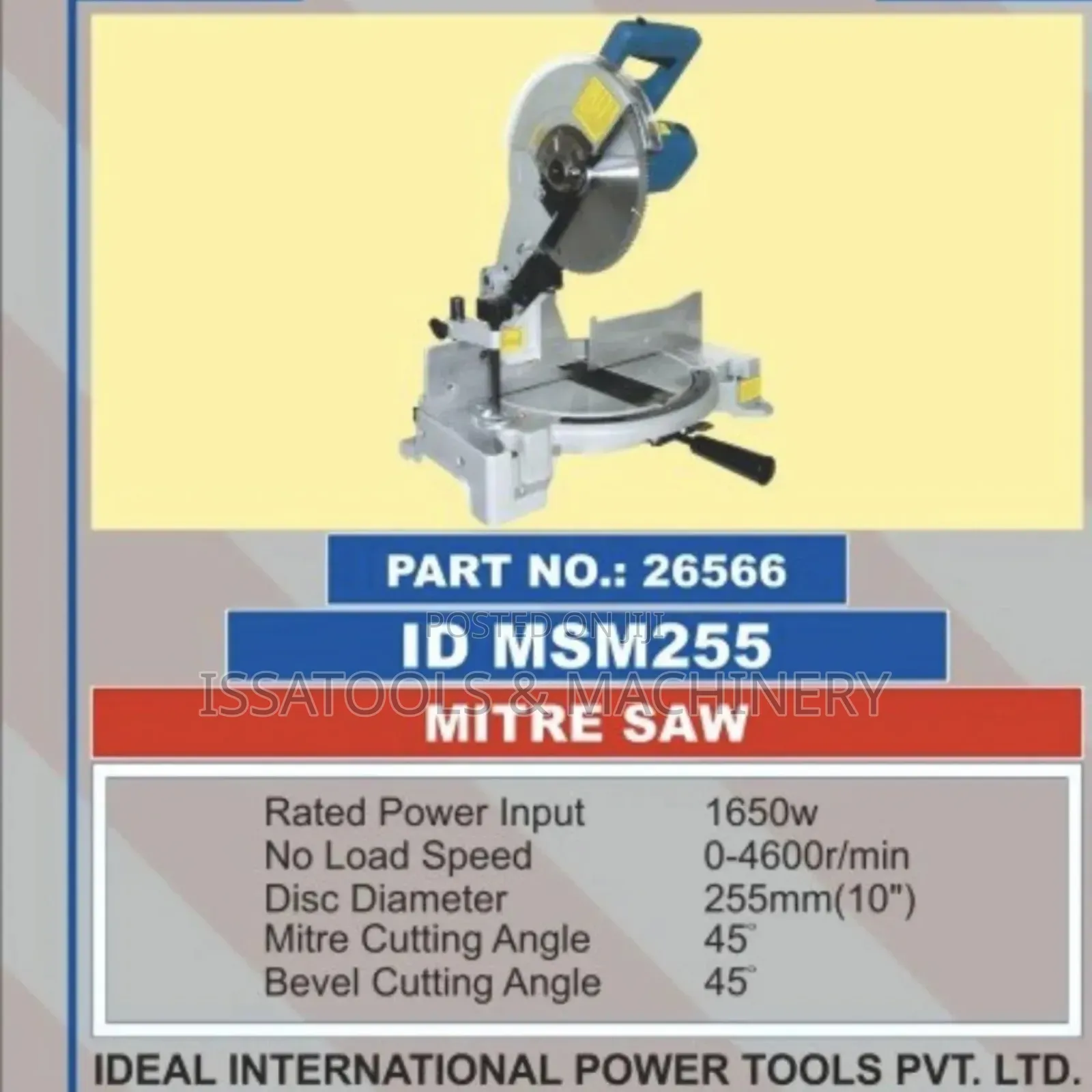 Mitre Saw Ideal Id Msm255