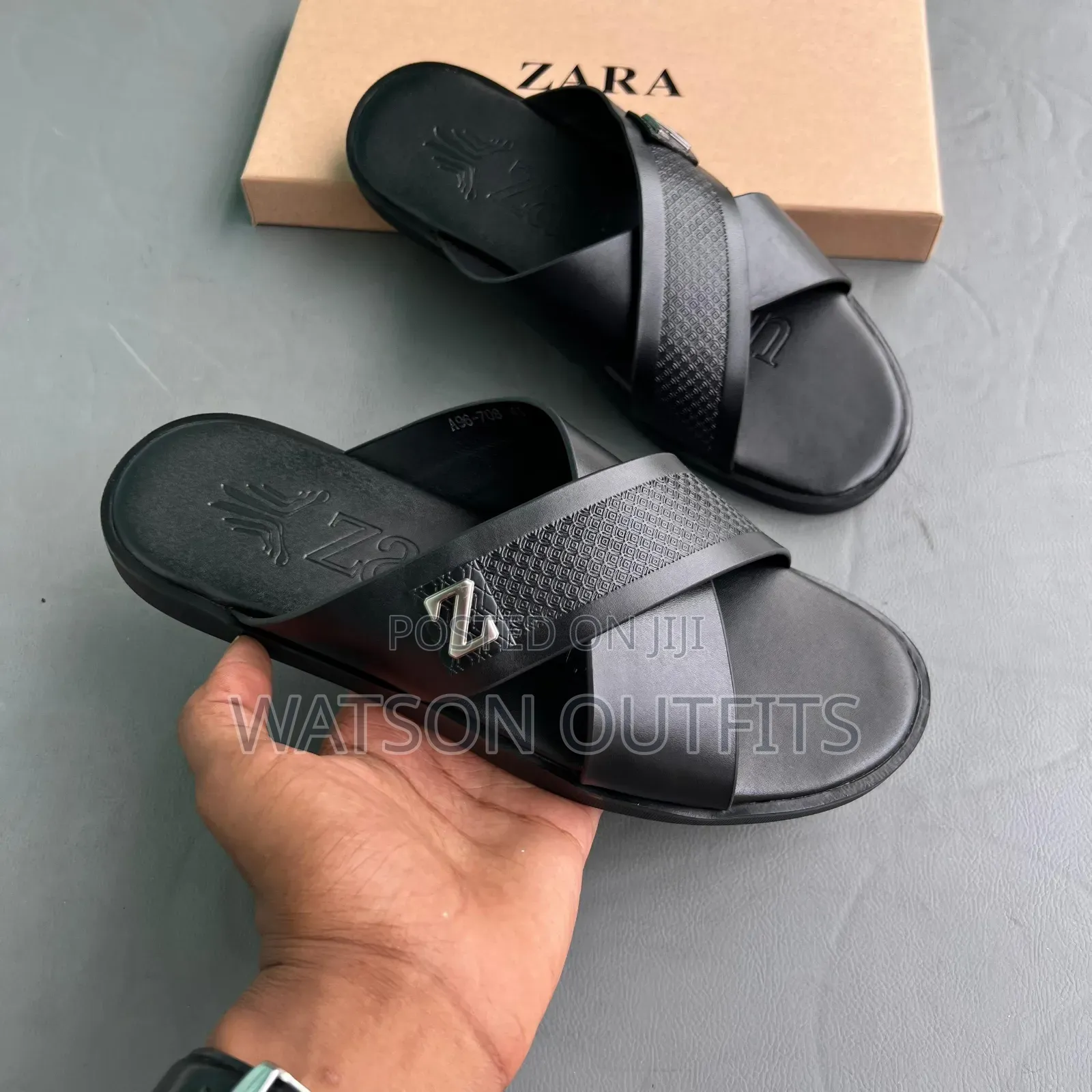 Men's Leather Sandal Shoes in Zara and Pedro Branded