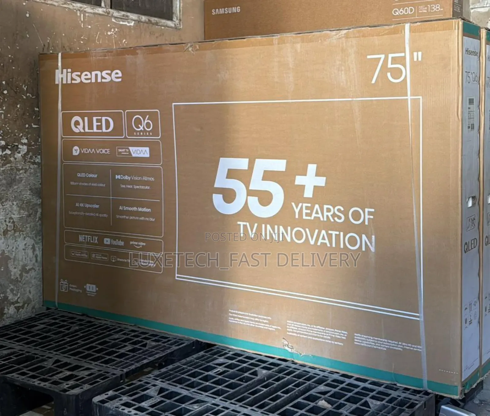 Hisense 75-Inches Qled Smart Tv 75q6n