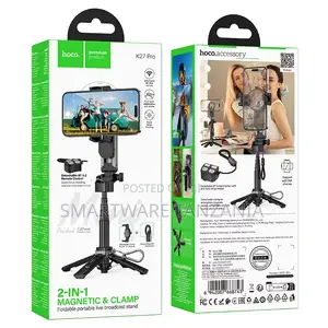 Hoco K27 Pro 2-in-1 Magnetic Clamp Live Broadcast Stand Bt 5-2 Remote