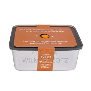 Wilmart Stainless Steel Food Storage 2900ml Eco-Friendly Lunchbox