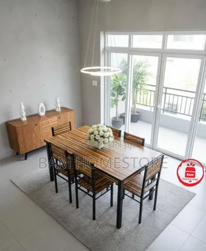 Modern 6-Seater Wooden Finish Dining Set - Model A26 ( Imported Sets)