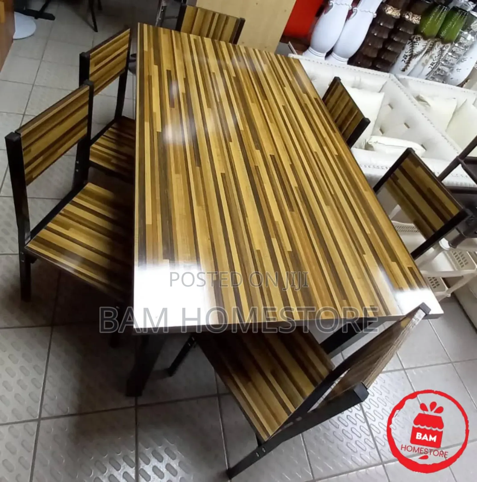 Modern 6-Seater Wooden Finish Dining Set - Model A26 ( Imported Sets)