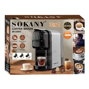 Sokany Coffee Maker 3in1 700mls