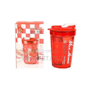 Max Home Sport Bottle 370ml Water Bottle Glass Travel Coffee Mug Plast