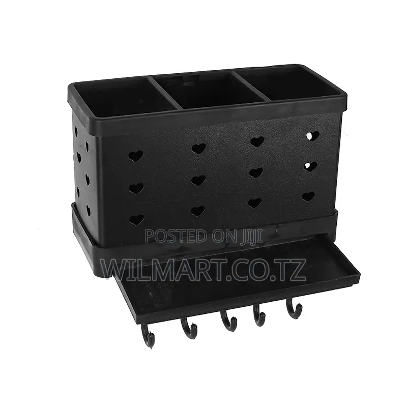Wilmart Cutlery Set Holder Rack for Kitchen Home Kitchen Wall Mount