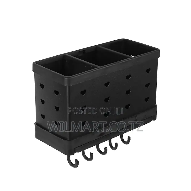 Wilmart Cutlery Set Holder Rack for Kitchen Home Kitchen Wall Mount