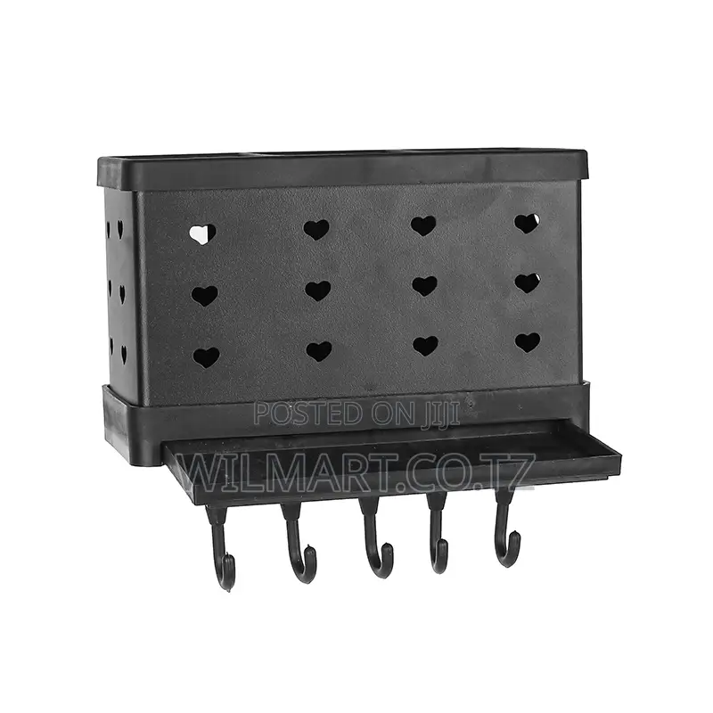 Wilmart Cutlery Set Holder Rack for Kitchen Home Kitchen Wall Mount