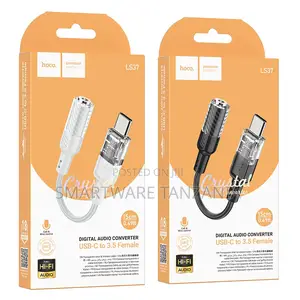 Hoco Ls37 Crystal Audio Converter Usb-C to 3.5 Female Digital Cable