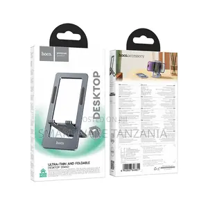Hoco Hd11 Ultra-Thin Foldable Desktop Stand Phone Tablet Holder Gray