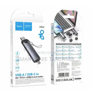 Hoco Hb56 Usb-a Usb-C to Sd Tf 3.0 2.0 Card Reader 480mbps 2tb