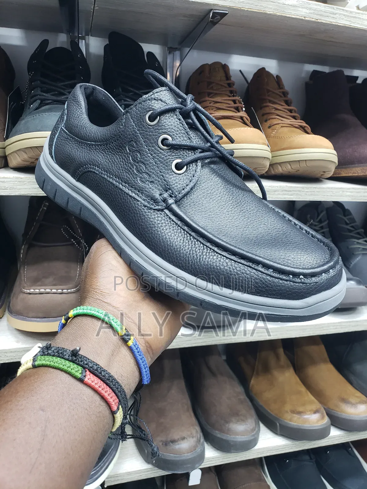 Men's Shoes Ecco Material Pure Leather
