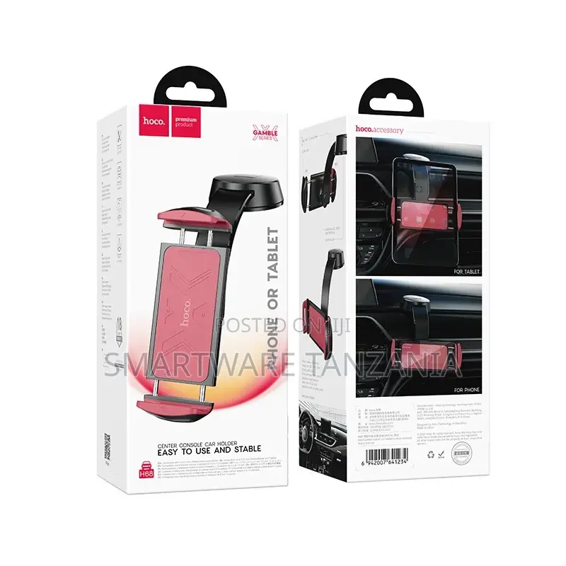 Hoco H63 Gamble Console Holder Phone Tablet Mount Stable Pink