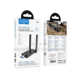 Hoco Hi34 Dual Band Usb Wireless Network Card Wifi 6 600mbps 5g