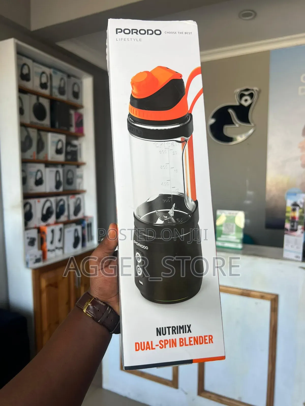 Porodo Nutrimix Dual Spin 2 in 1 Portable Blender