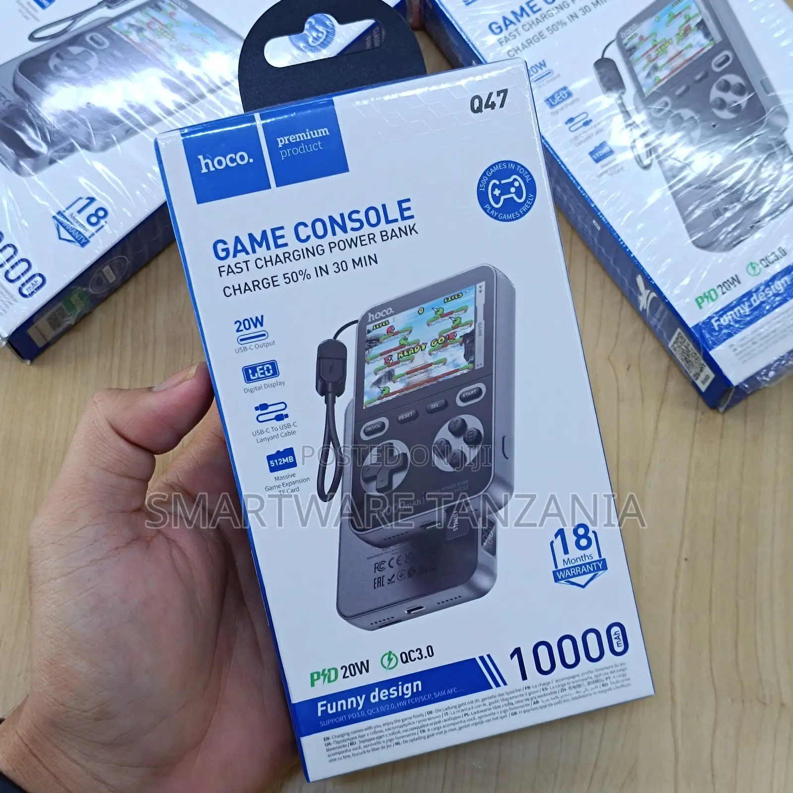 Hoco Q47 Game Console Power Bank 10000mah Pd20w Qc3.0 Fast Charge