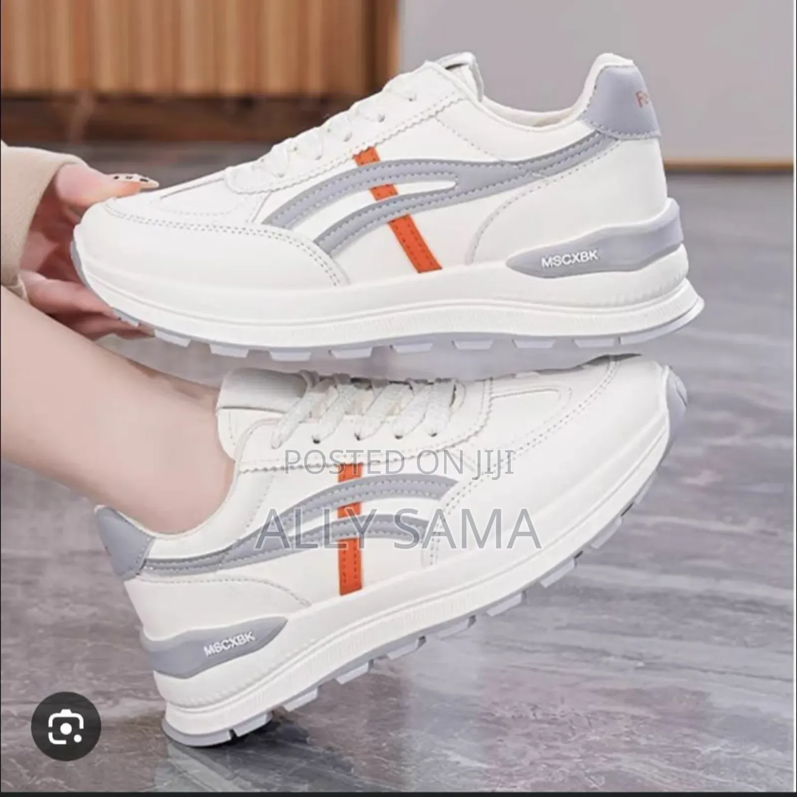 Women's Sneakers MSCXBK Brand Material Leather