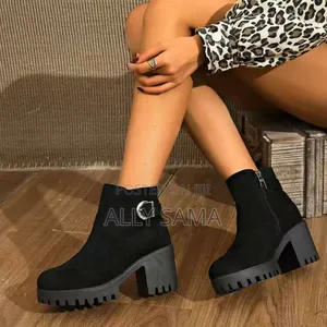 Women's Travolta Boots Material Leather