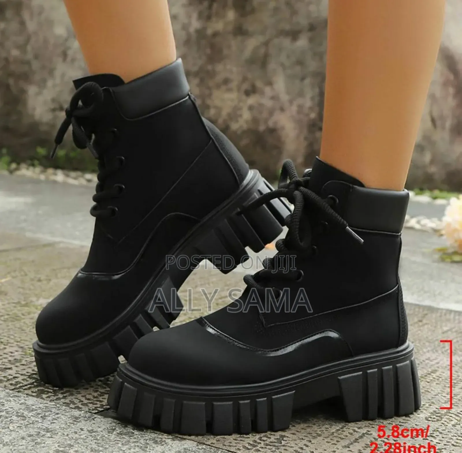 Women's Boots Material Leather