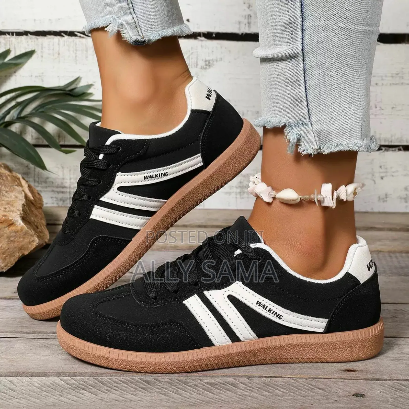 Women's Sneakers Working Material Leather