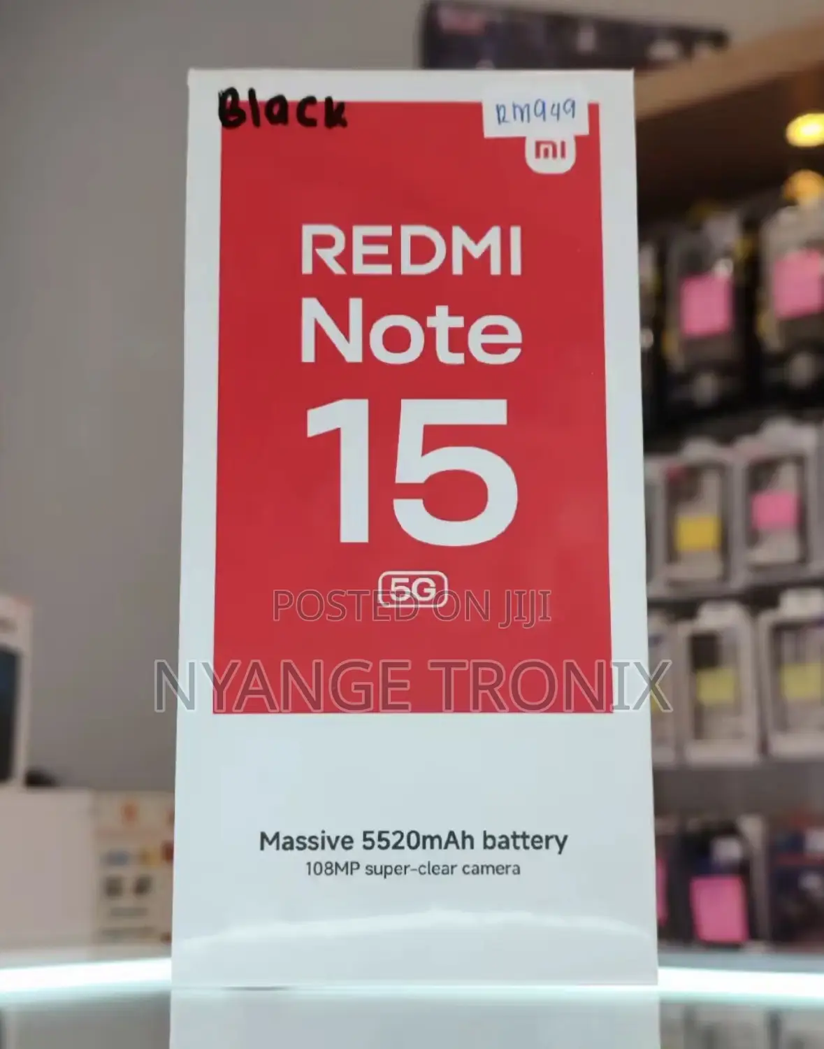 New Xiaomi Redmi Note 15 Pro+ 512 GB Black