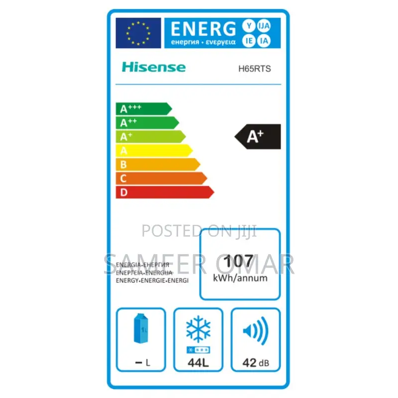 Hisense Fridge H65rts (44l)