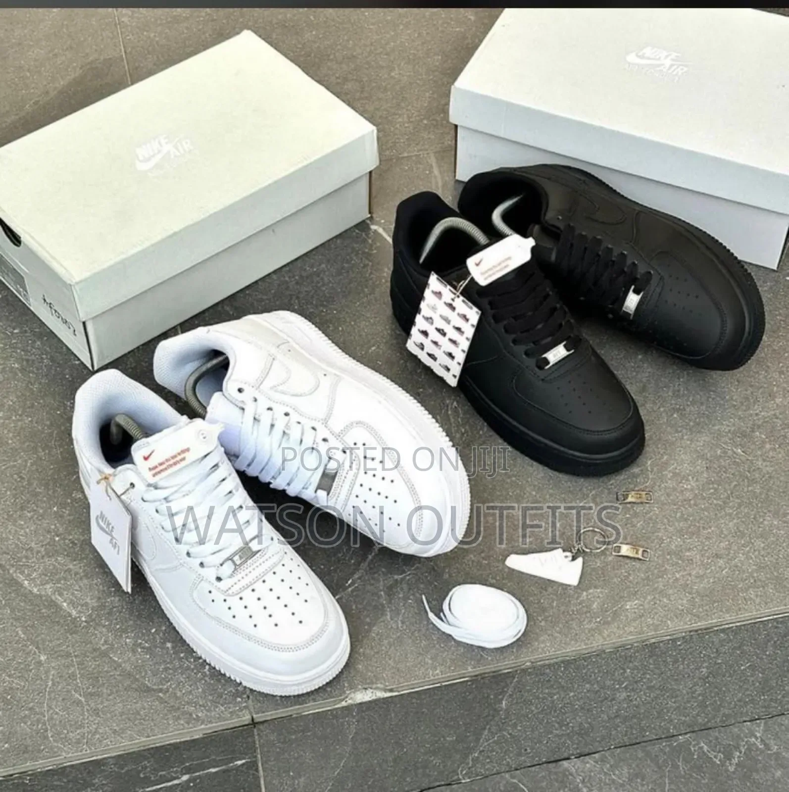 Men's and Women's Leather Shoes Brilliantly Nike Airforce Branded