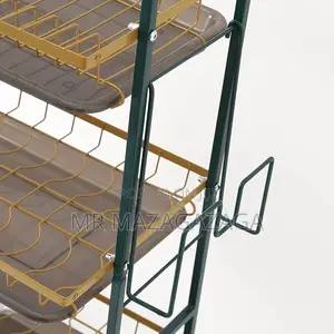 3-Tier Dish Drying Rack Green