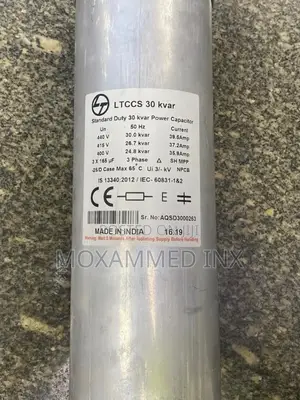 L T Standard Duty 30 Kvar Power Capacitor