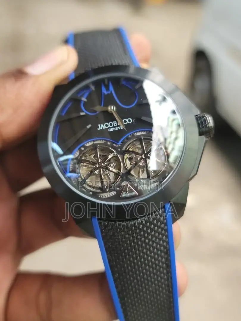 Jacob Co. Gotham City Double Flying Triple Axis Tourbillon Watch