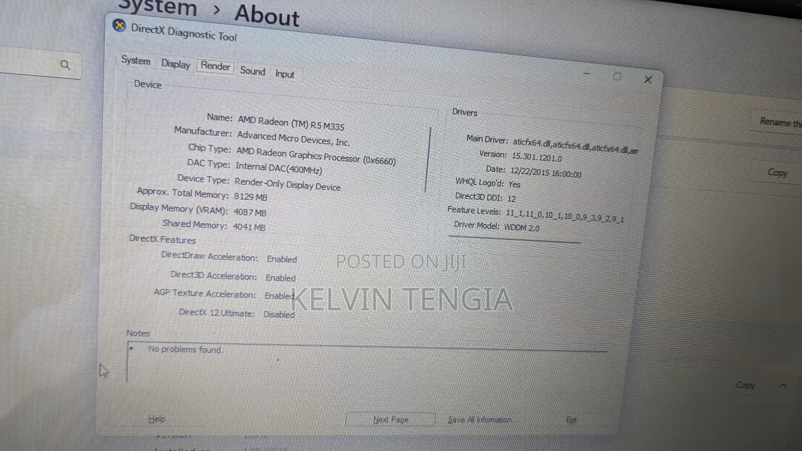 Laptop Dell Inspiron 5559 8GB Intel Core I7 HDD 1T