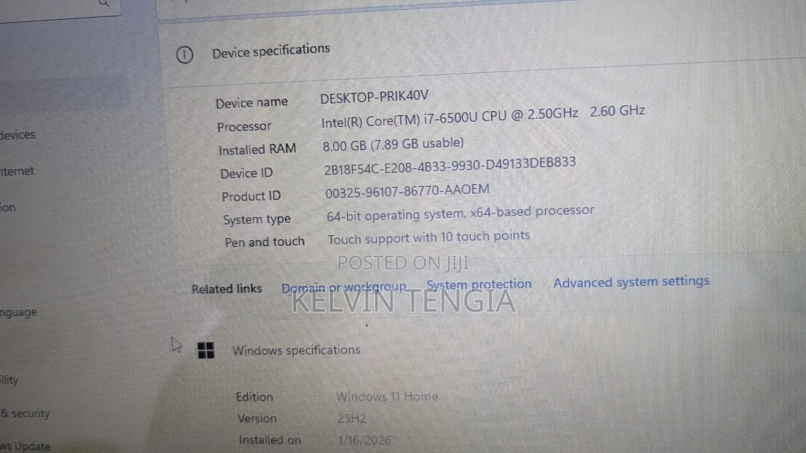 Laptop Dell Inspiron 5559 8GB Intel Core I7 HDD 1T