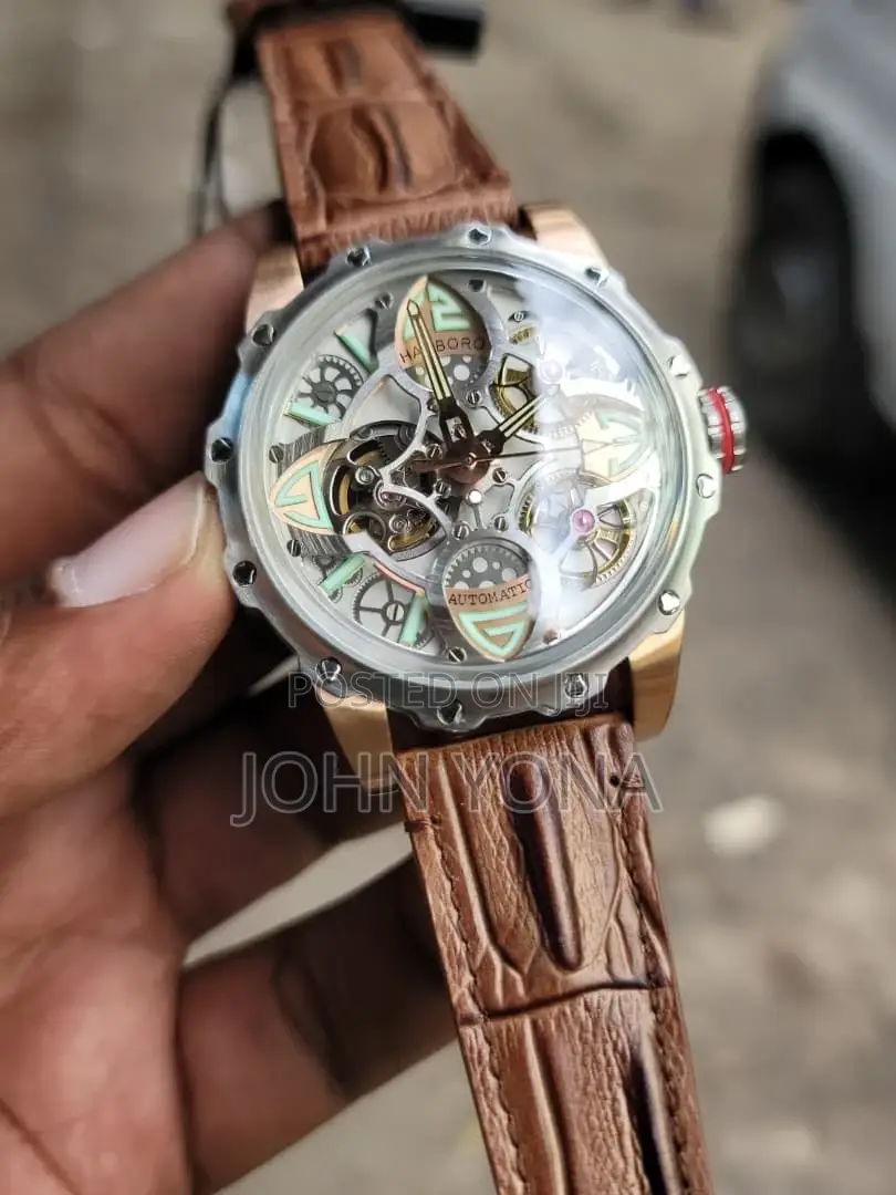 Hanboro Four Leaf Clover Series Automatic Mechanical Watch.