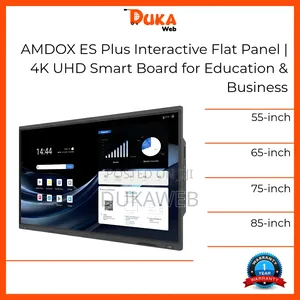 Amdox Es Plus Interactive Flat Panel – 4k Touch Screen, Android 14