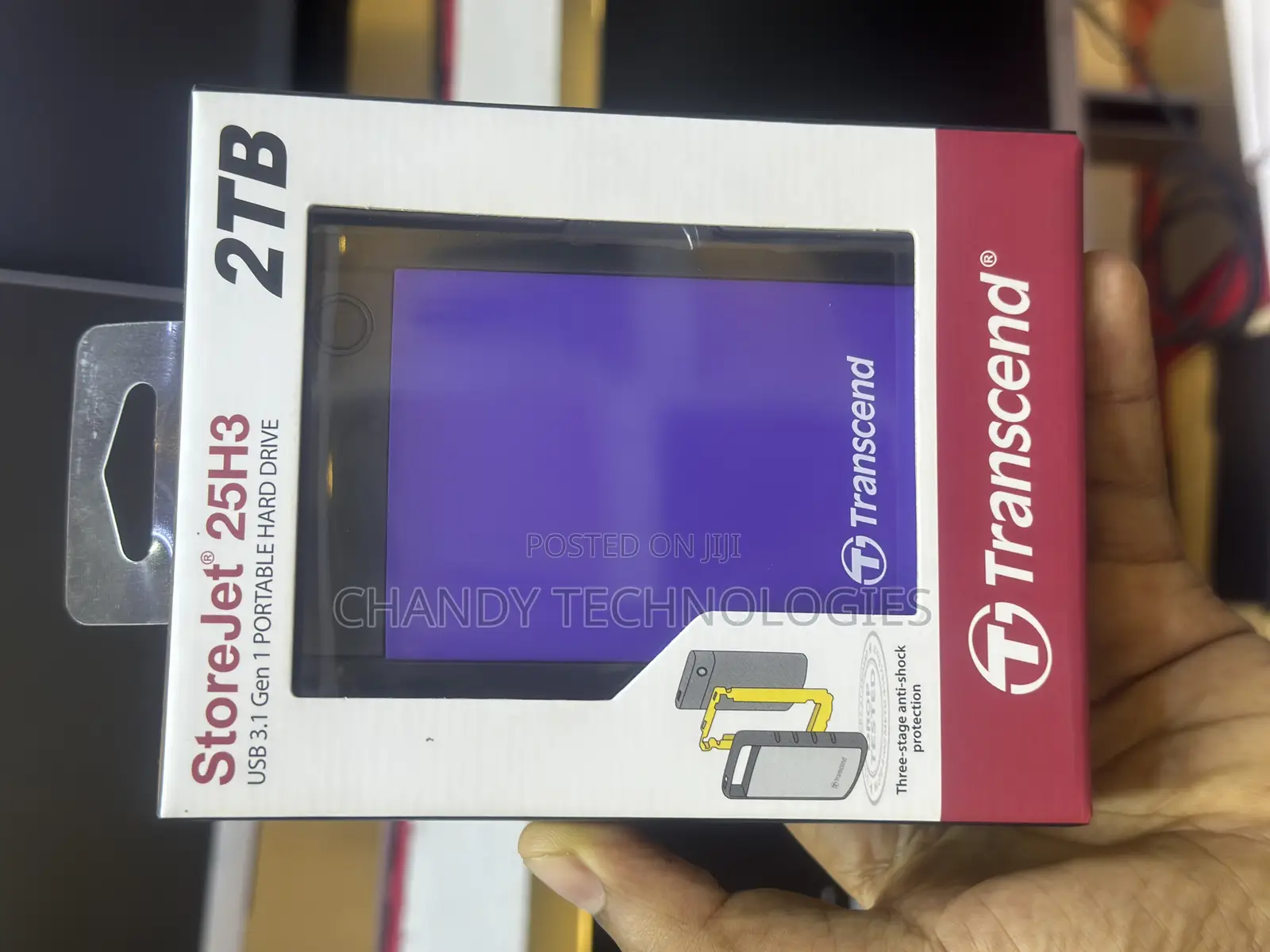 Transcend Portable External Hard Drive.