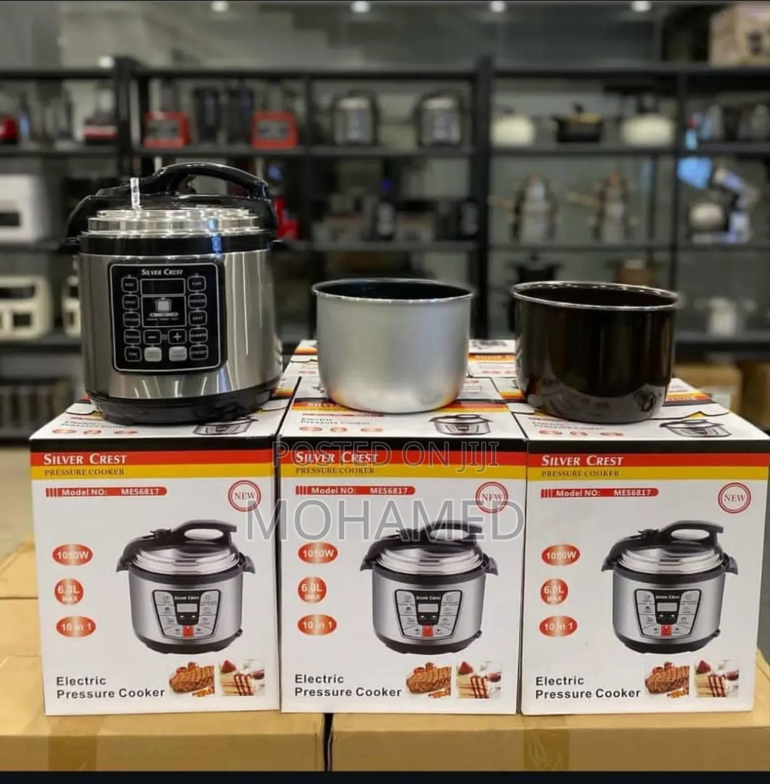Silver Crest Pressure Cooker 6l Sufuria Mbili