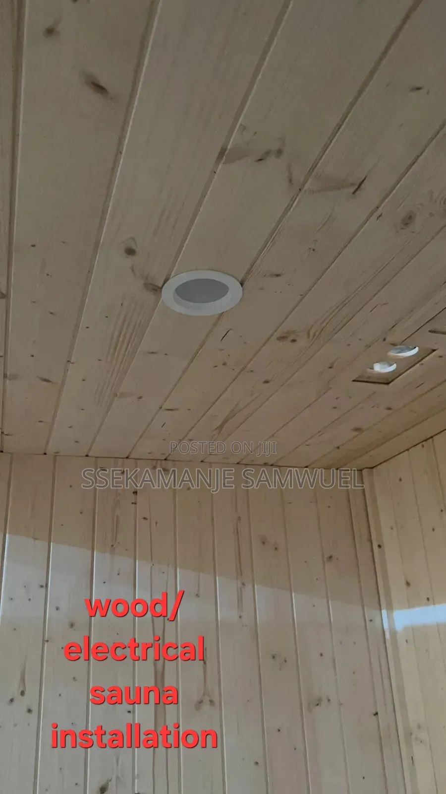 Sauna Installation