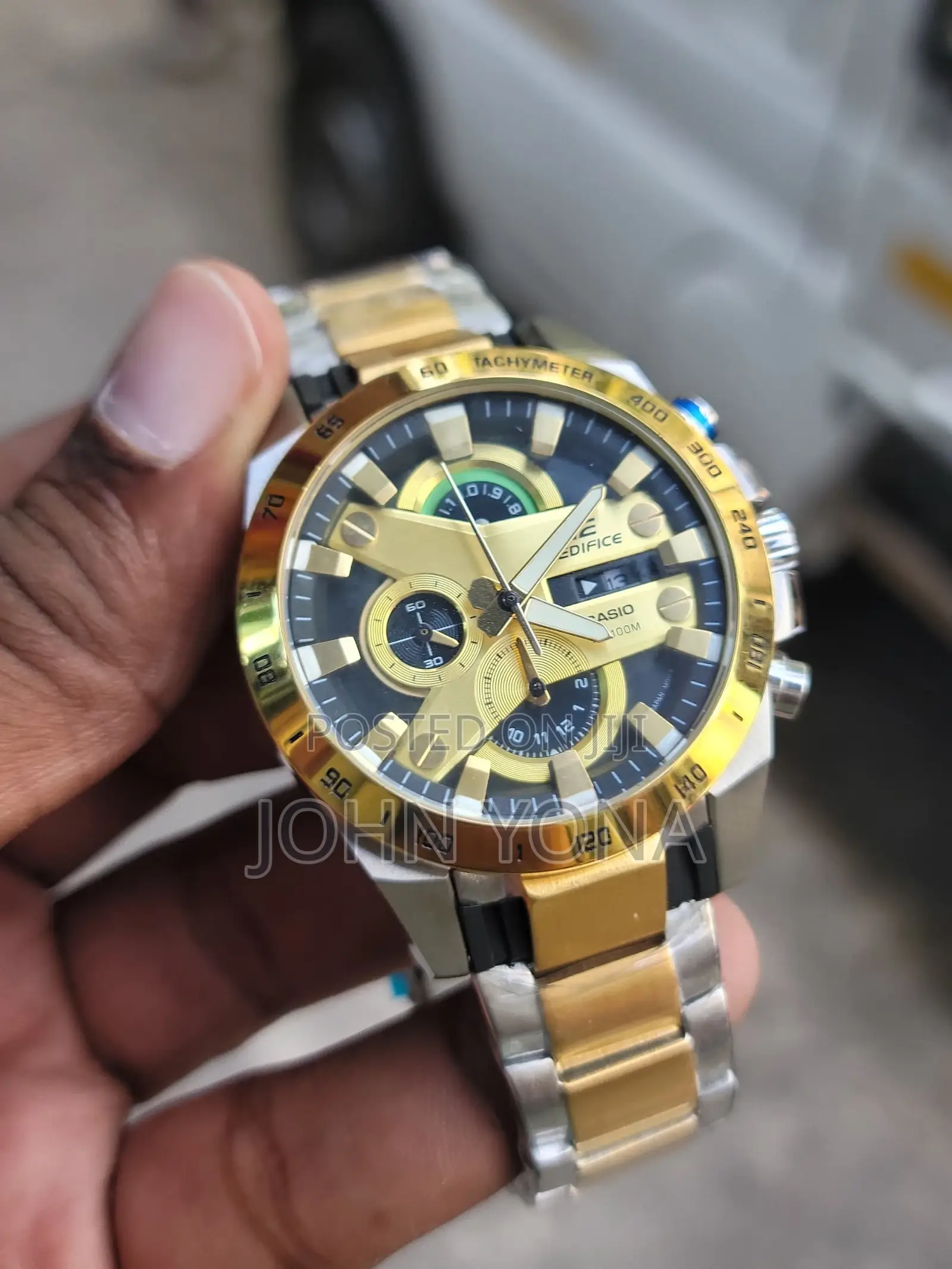 Casio Edifice Chronograph Watch, Identified as the Efr-540 Model