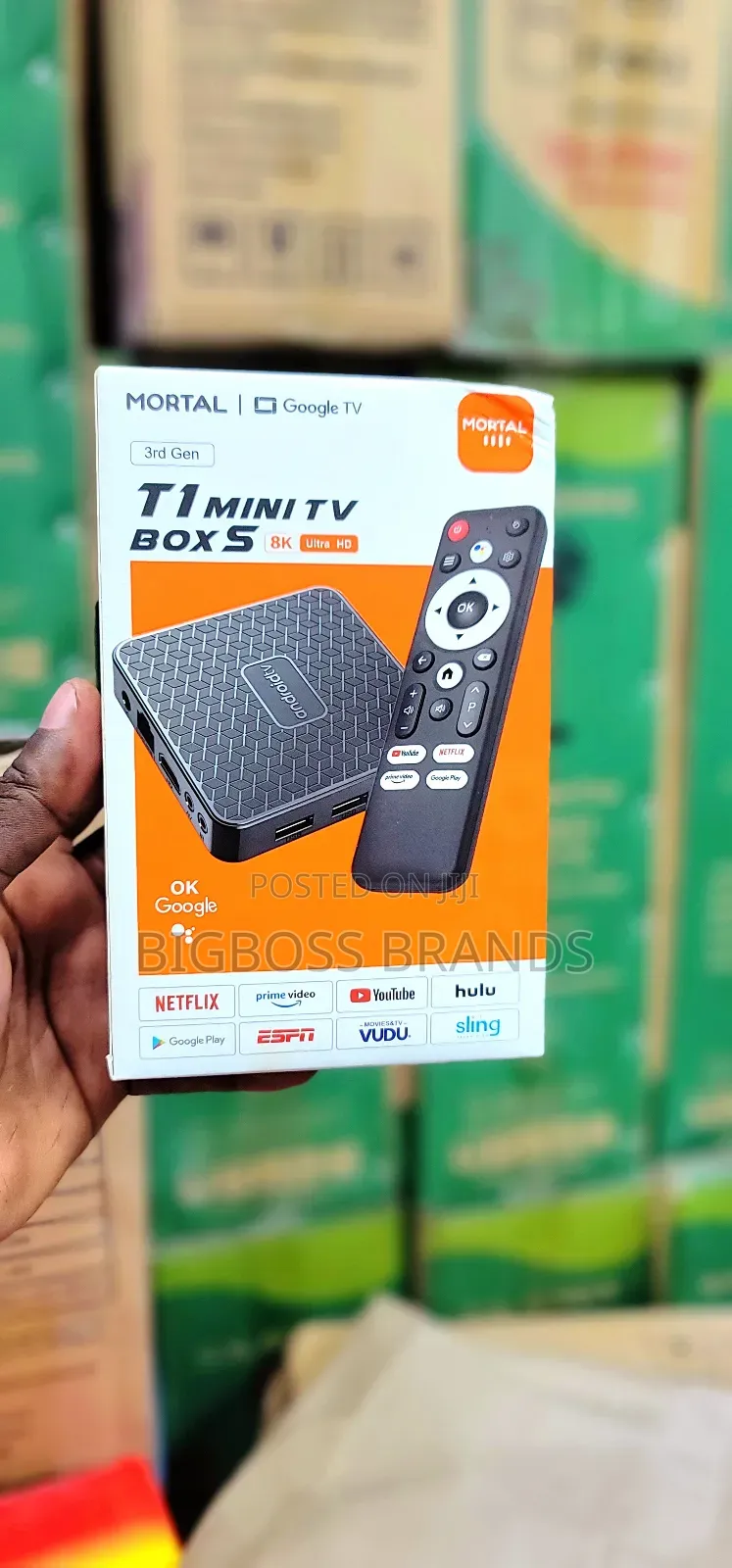 T1 Mini Tv Boxs Hd
Android Tv 2gb + 16gb
