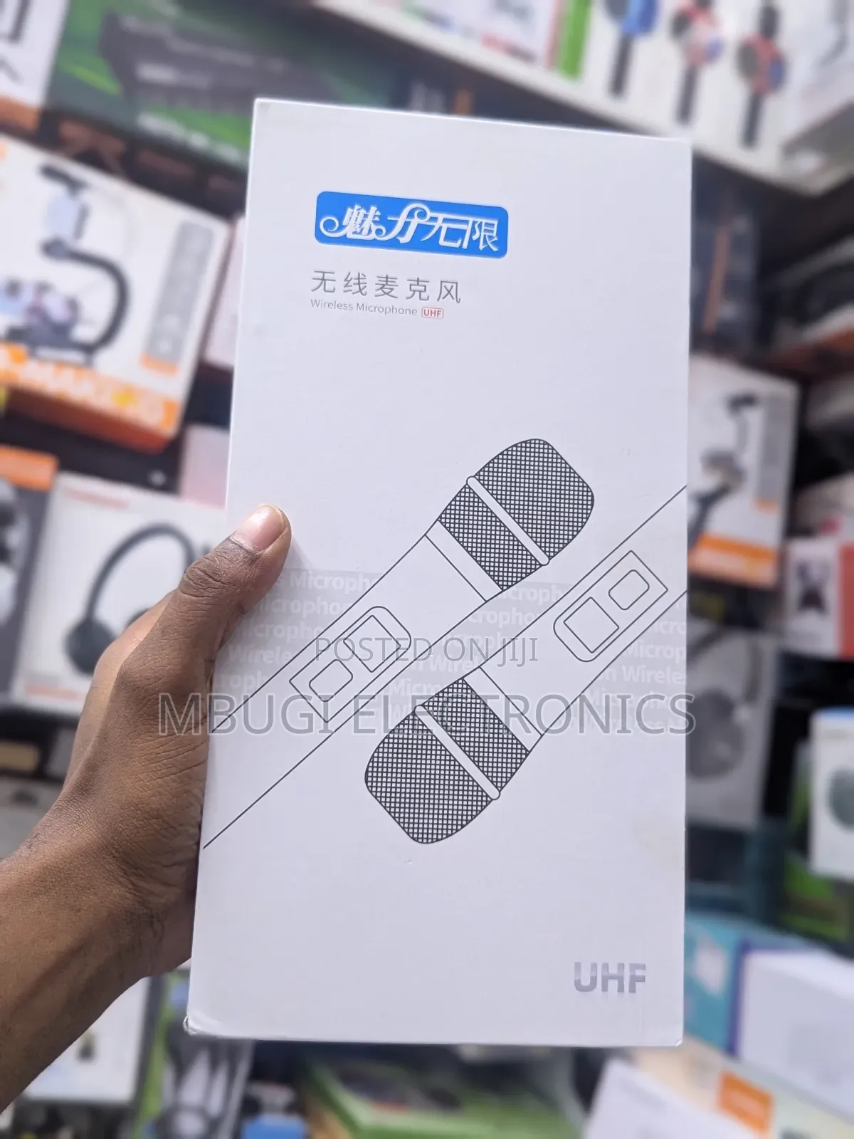 Wireless Professional Microphone Double Uhf