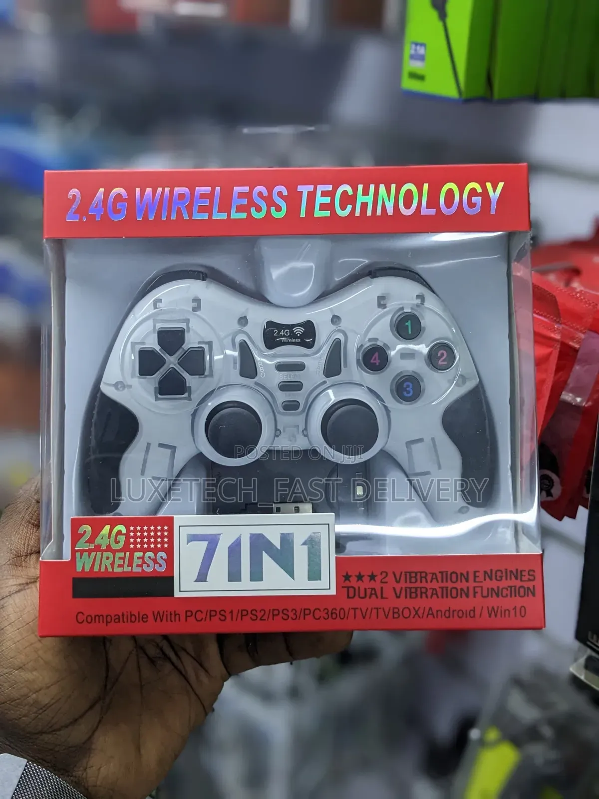 2.4g Wireless 7-in-1 Game Controller