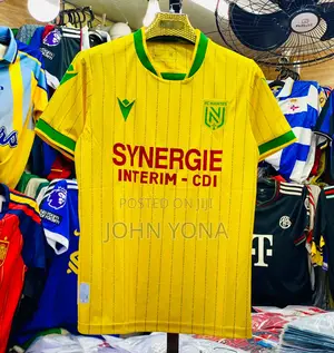 Fc Nantes 2025/26 Home Jersey in Yellow and Green