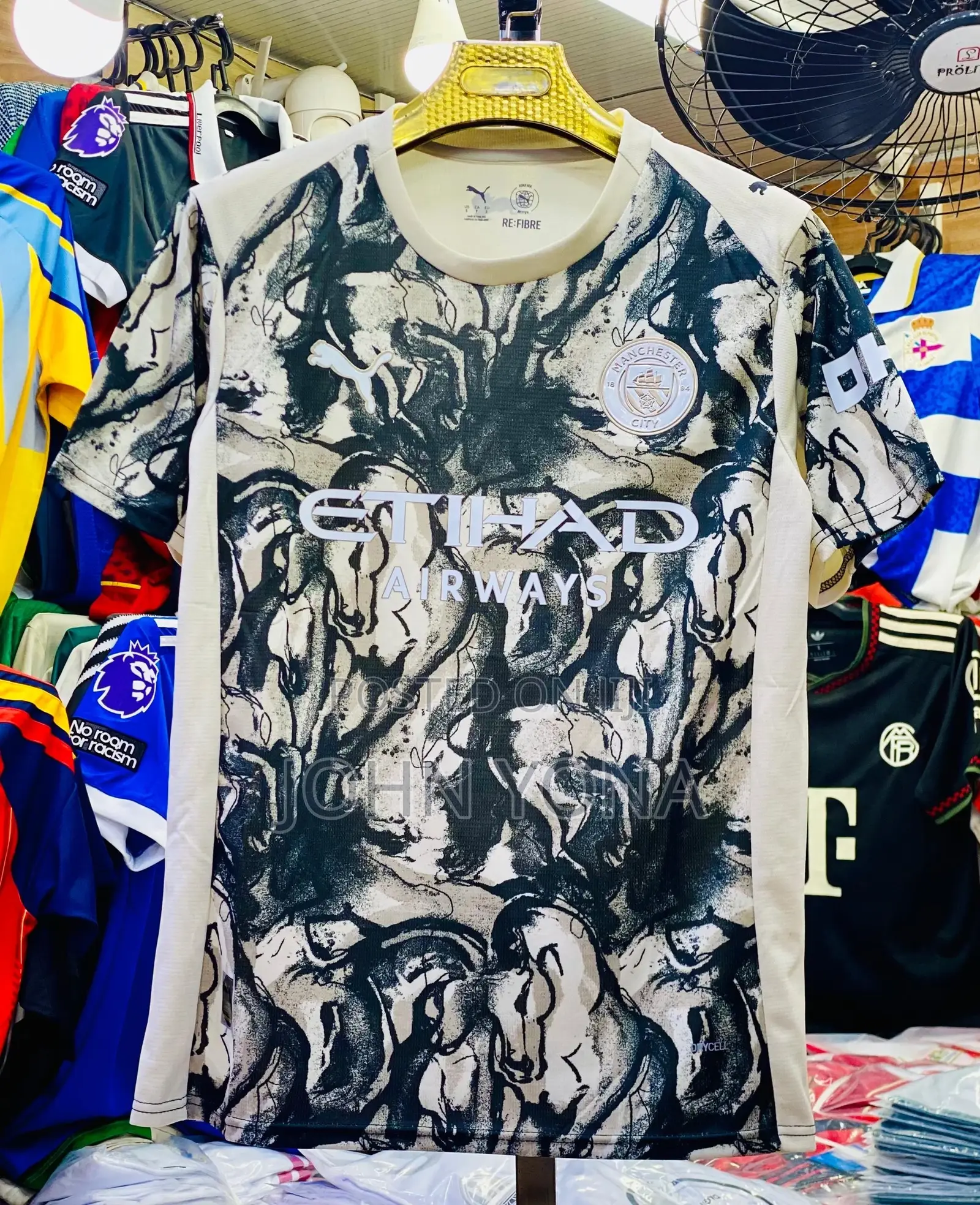 Manchester City Year of the Horse Special Edition Football Jersey