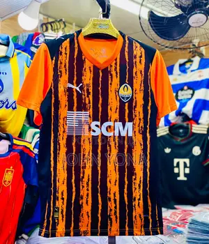 Fc Shakhtar Donetsk 2025/2026 Home Jersey in Orange and Black